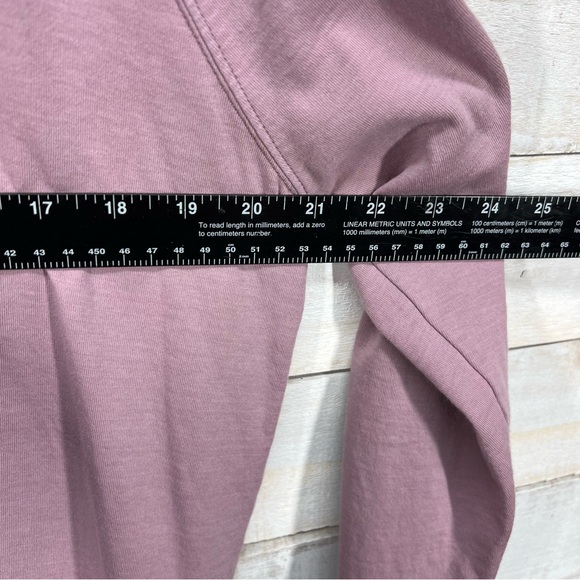 Athleta Mindset Sweatshirt Womens Large Pink Long Sleeve Pullover Athleisure - Picture 7 of 9